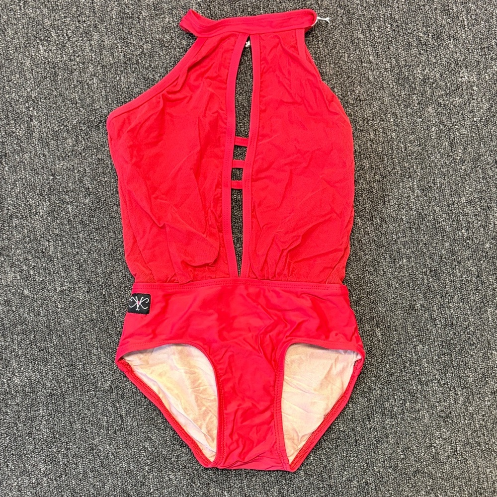 Red Dance Leotard Kandi Kouture- CXL